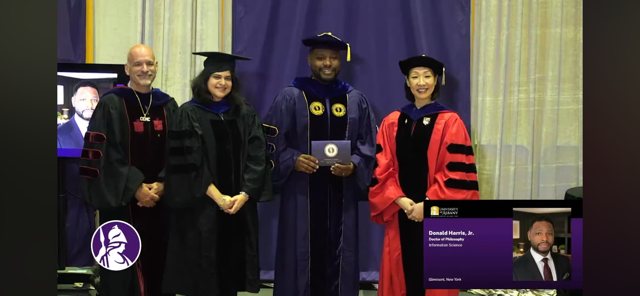 Doctoral hooding ceremony at the University at Albany